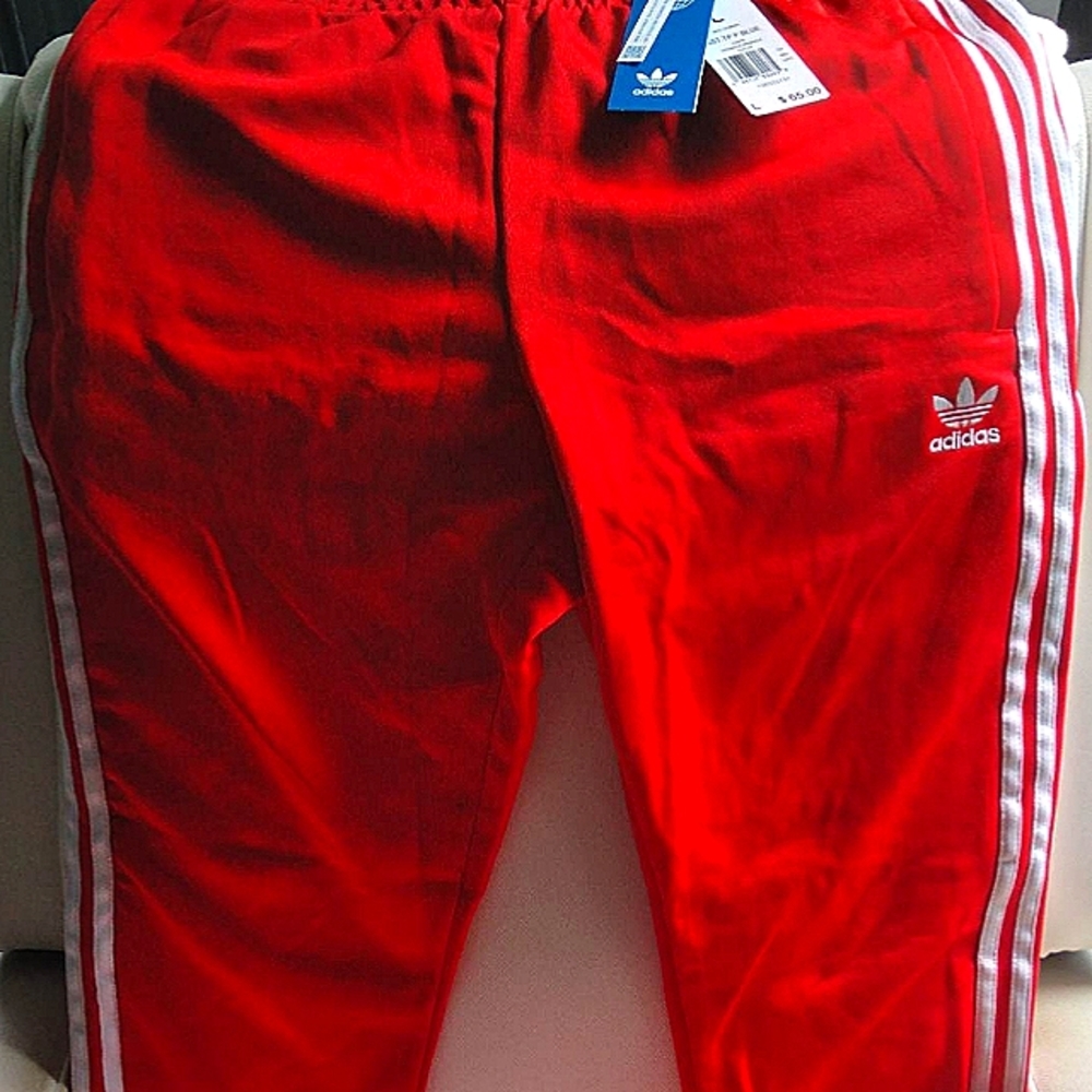 ADIDAS Pants Red Originals